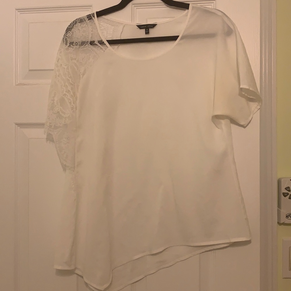Lace sleeve blouse